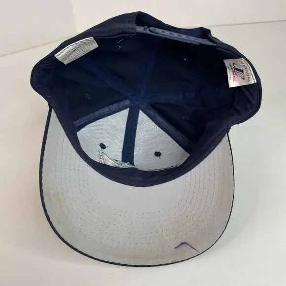 Vintage Anaheim Angels SnapBack Hat, Dark Blue, Logo Athletic, Wing Logo - Picture 4 of 9